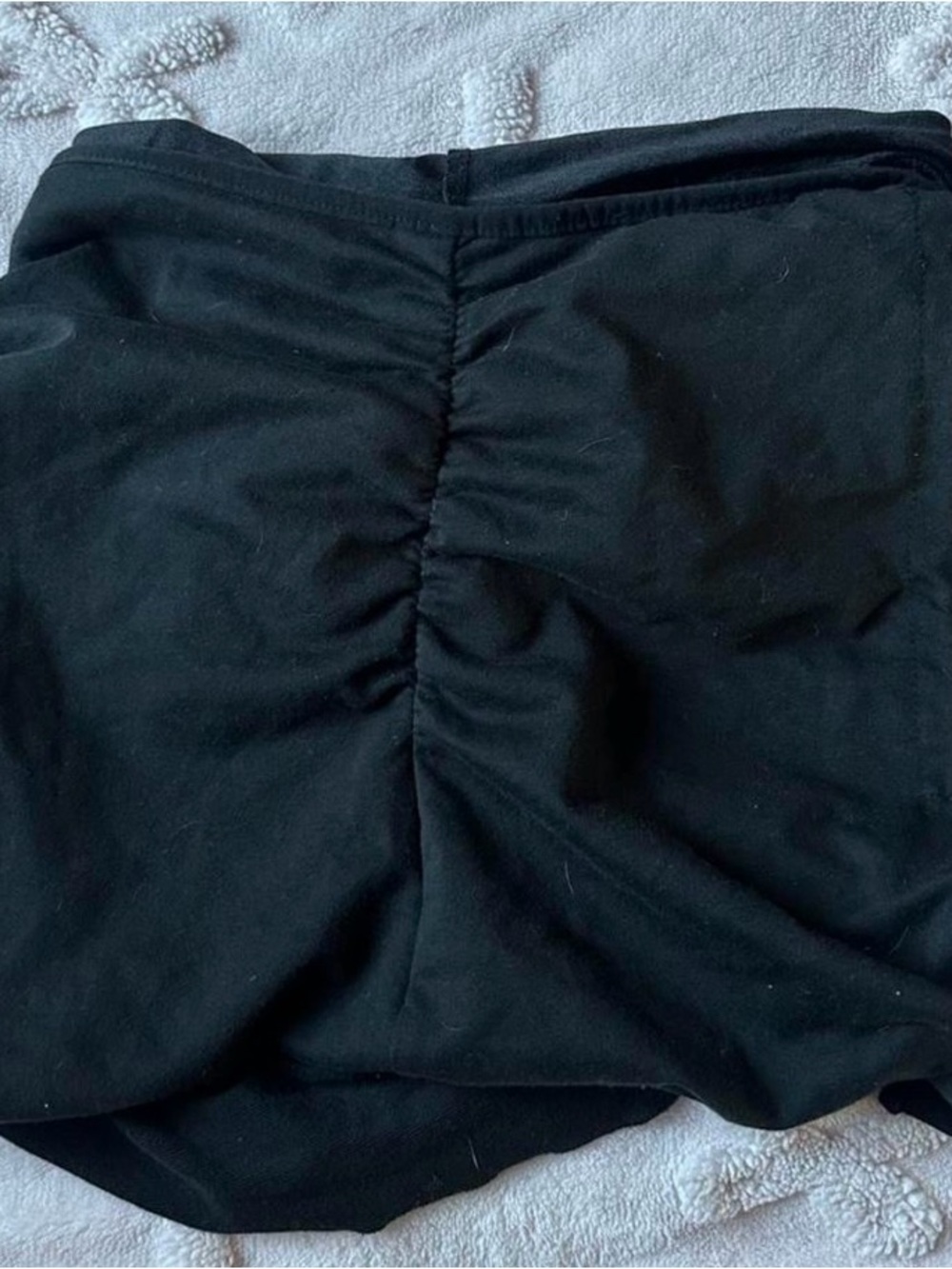 Women’s Black Ruched Active Shorts